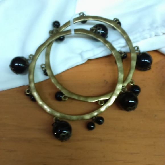 Double Brass Bangles - Picture 2 of 6